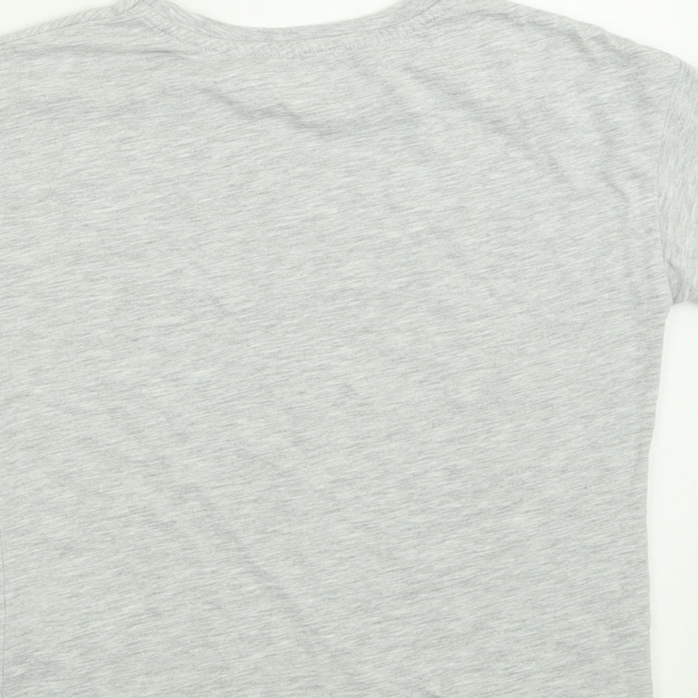 Matalan Boys Grey  Cotton Basic T-Shirt Size 5-6 Years Crew Neck Pullover - Trucks