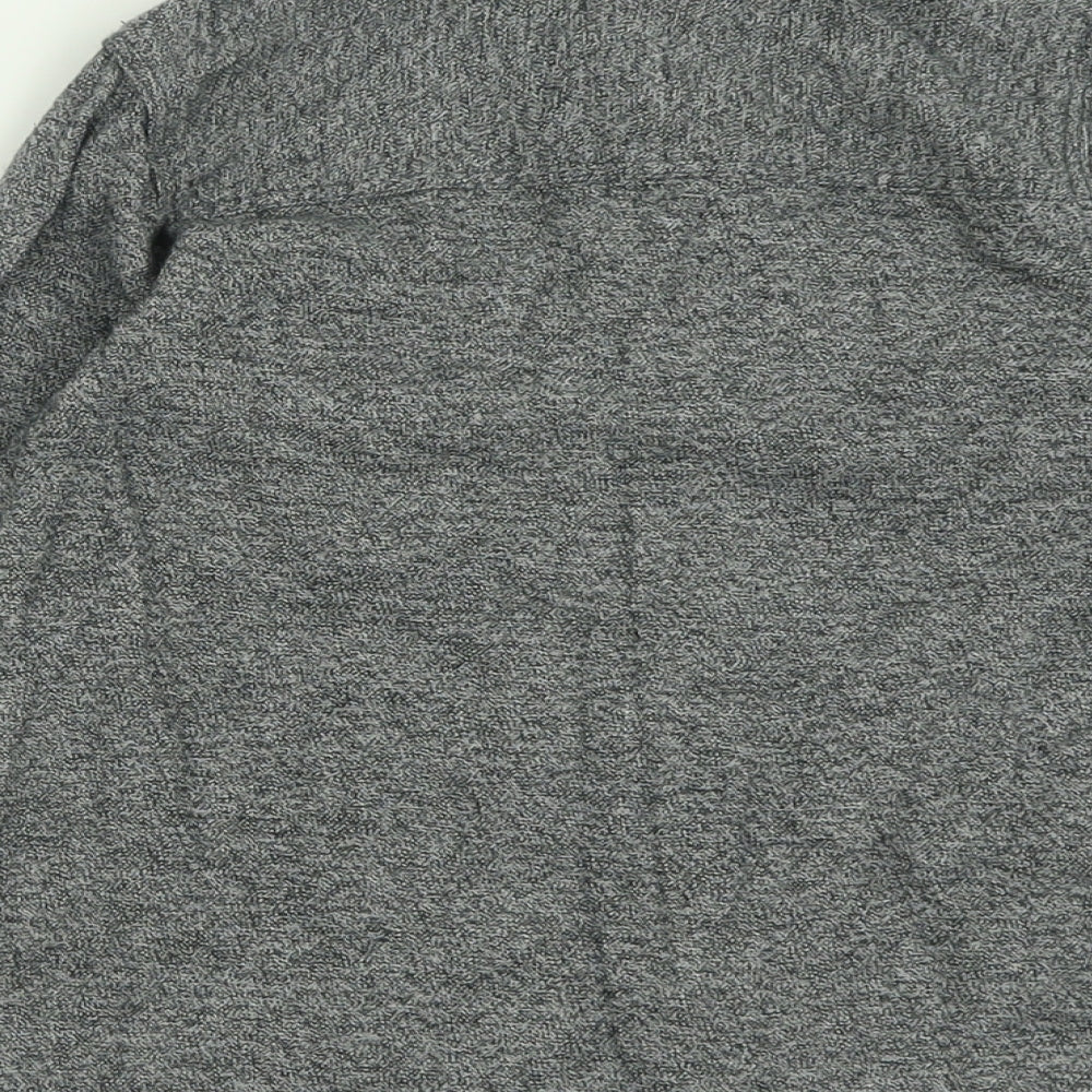 TU Boys Grey  Cotton Basic Button-Up Size 9 Years Collared Button
