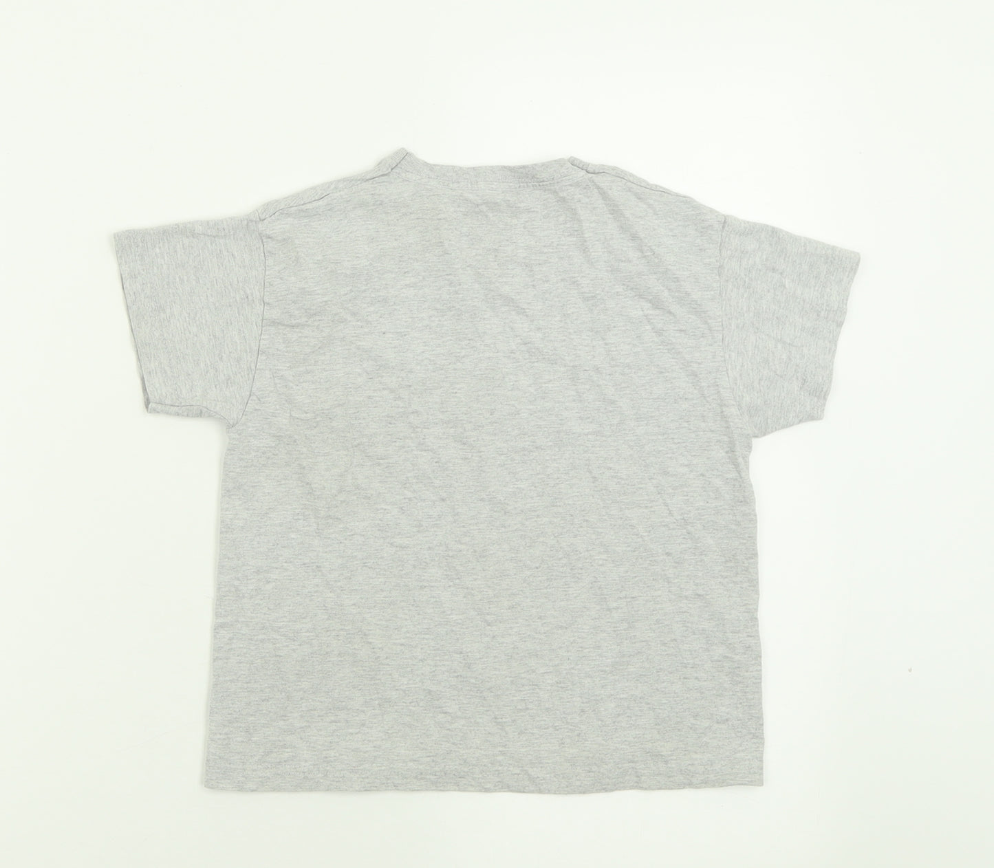 Bing Girls Grey  Cotton Basic T-Shirt Size 5-6 Years Crew Neck Pullover