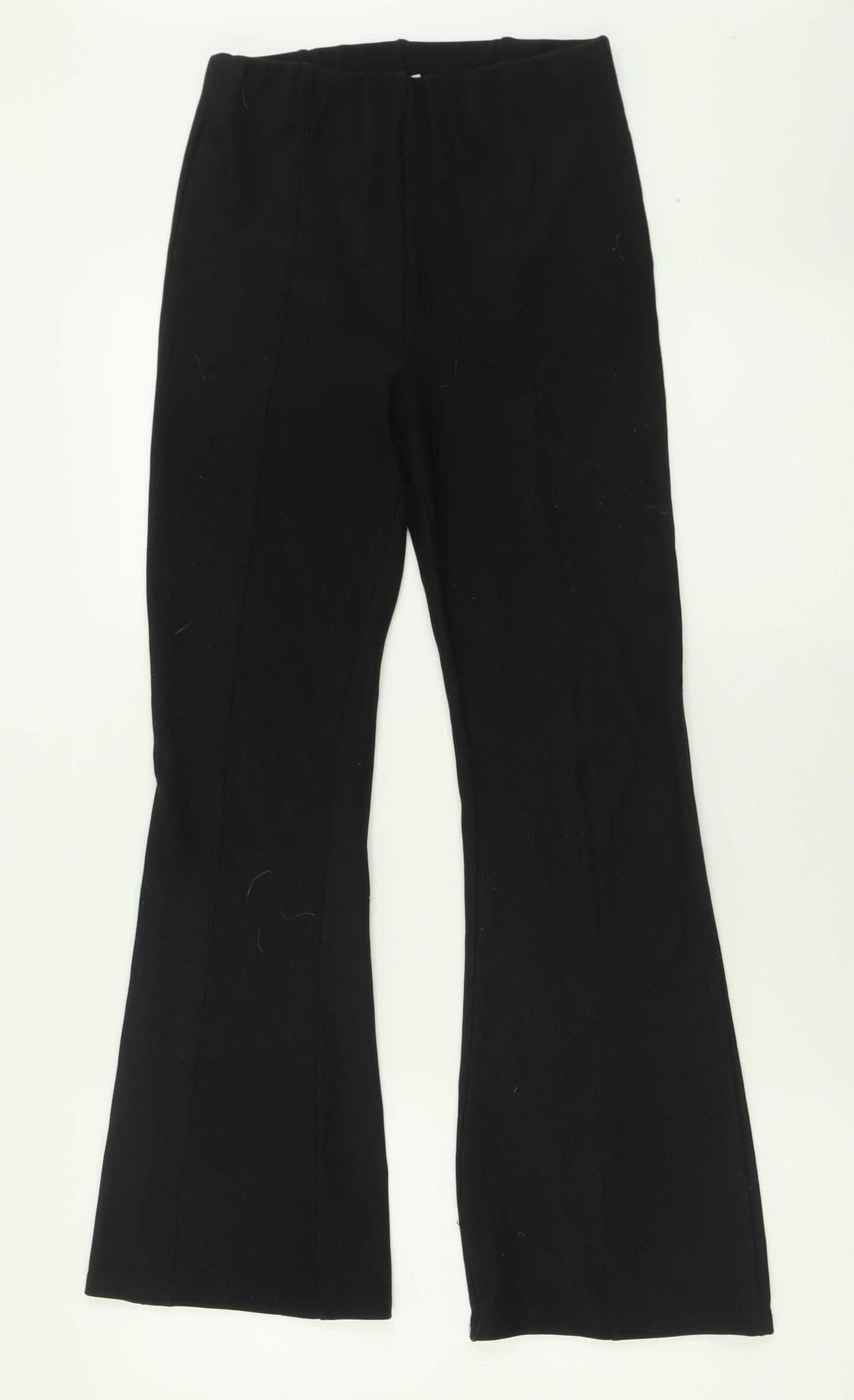 Primark Girls Black  Polyester Capri Trousers Size 11-12 Years  Regular Pullover