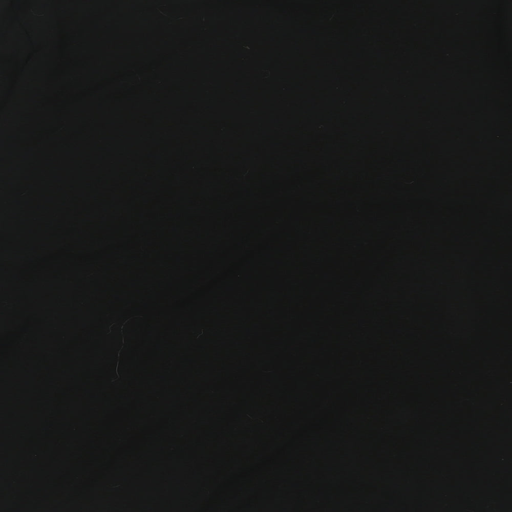Preworn Womens Black  Cotton Pullover Sweatshirt Size XL  Pullover