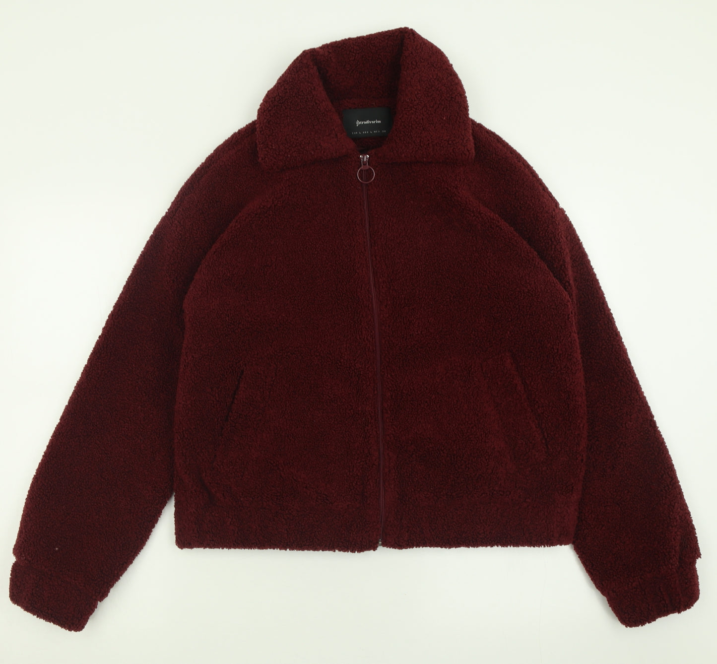 Stradivarius Womens Red   Jacket  Size L  Zip