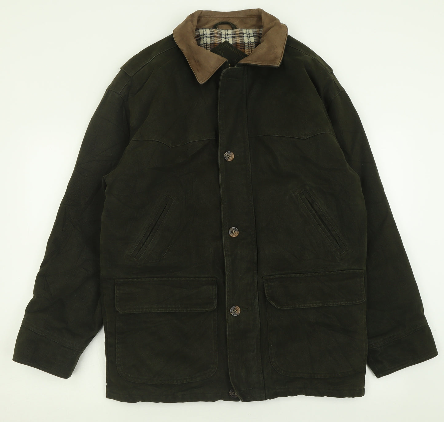 BHS Mens Green   Jacket Coat Size S  Zip