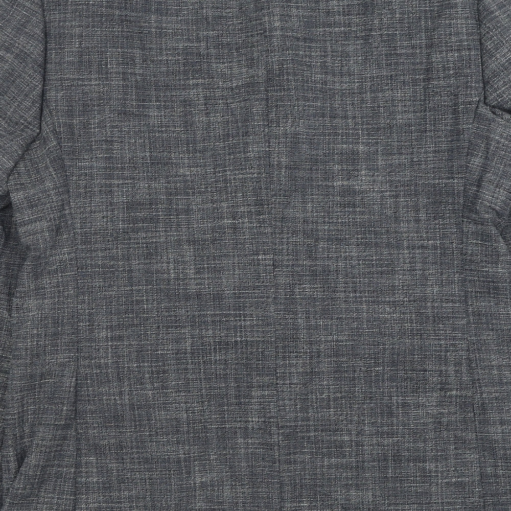 Marks and Spencer Mens Blue  Polyester Jacket Suit Jacket Size 38