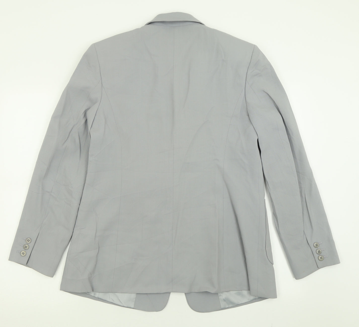 Talbots Womens Grey  Wool Jacket Suit Jacket Size 12