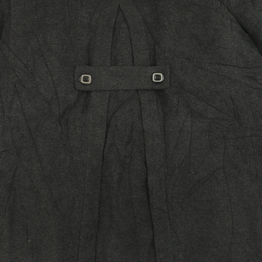 Eastex Womens Grey   Overcoat Coat Size 18  Button
