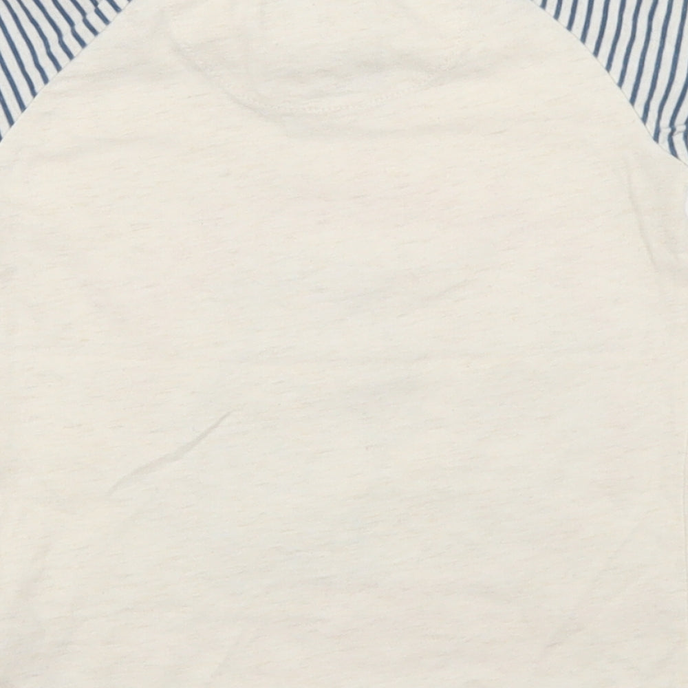 TU Boys Beige Colourblock Cotton Basic T-Shirt Size 12-18 Months Henley  - The Gruffalo