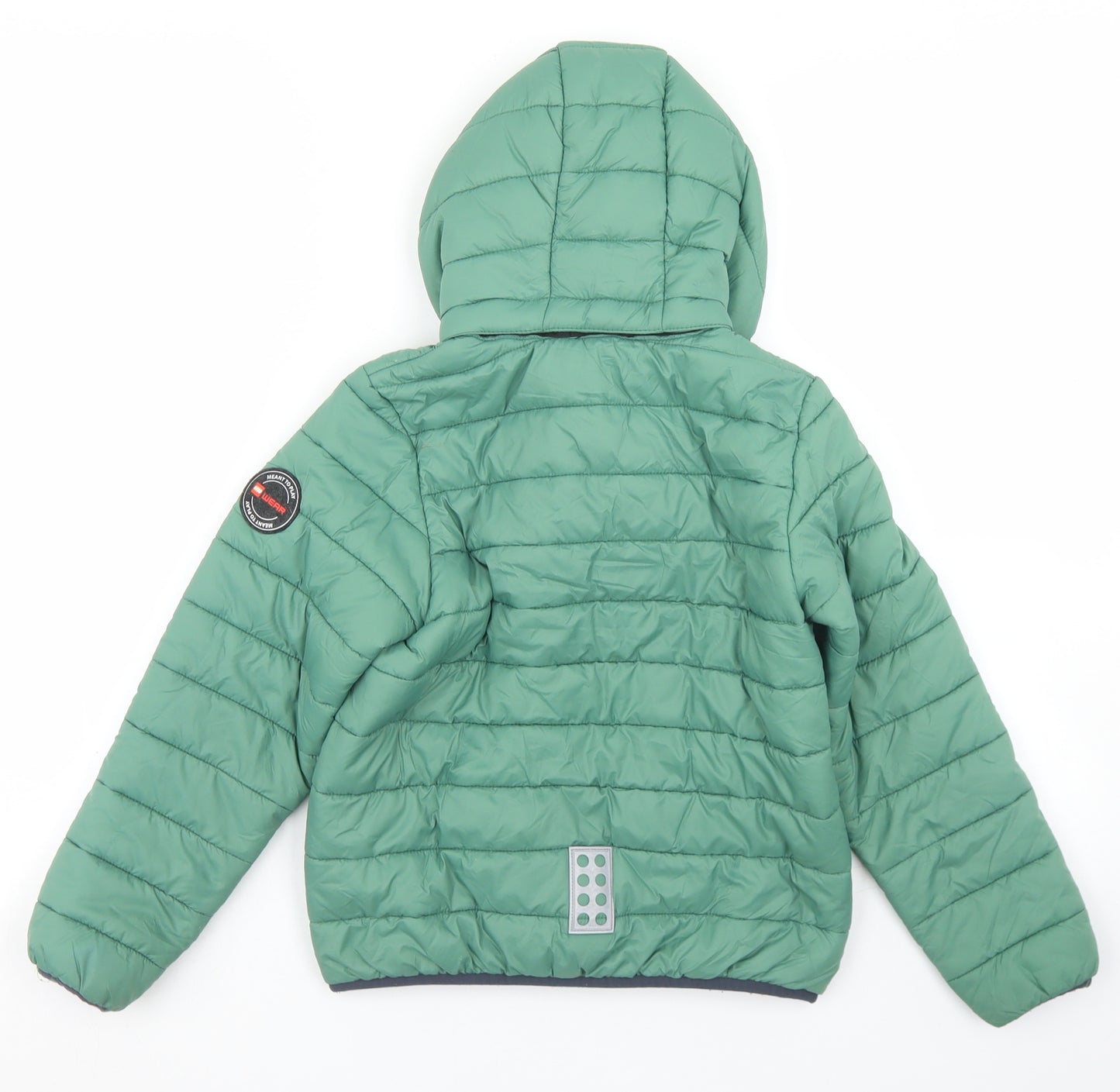 Kabooki Boys Green   Puffer Jacket Jacket Size 7 Years  Zip - Lego