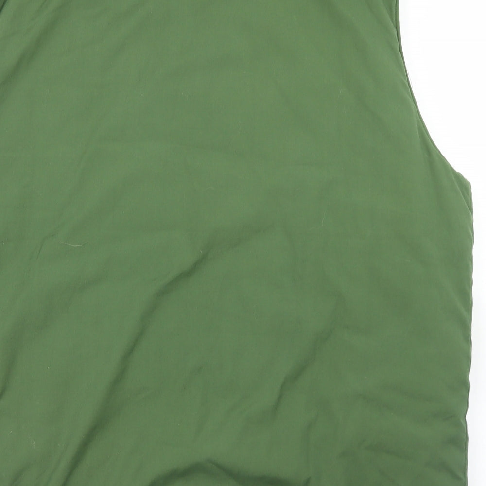 Stormafit Mens Green   Gilet Coat Size L  Snap