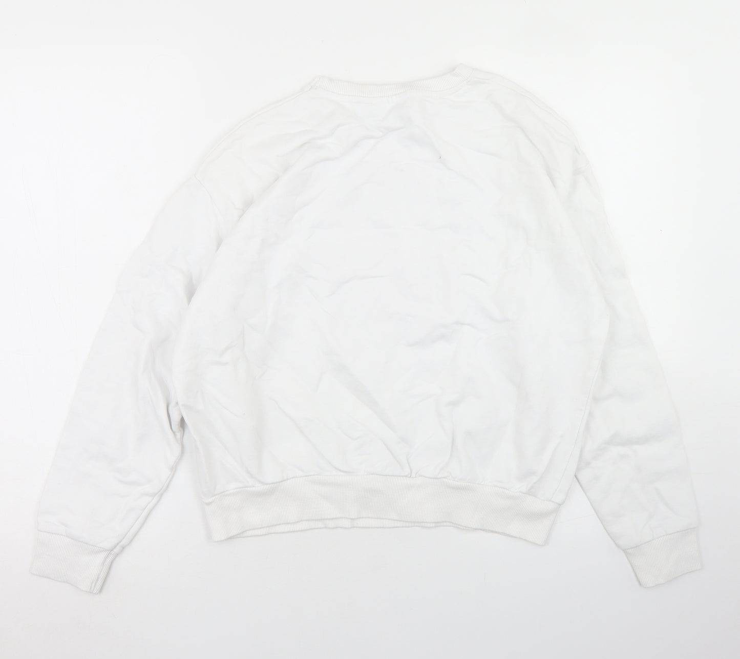 Primark Womens White  Cotton Pullover Sweatshirt Size 10   - NASA