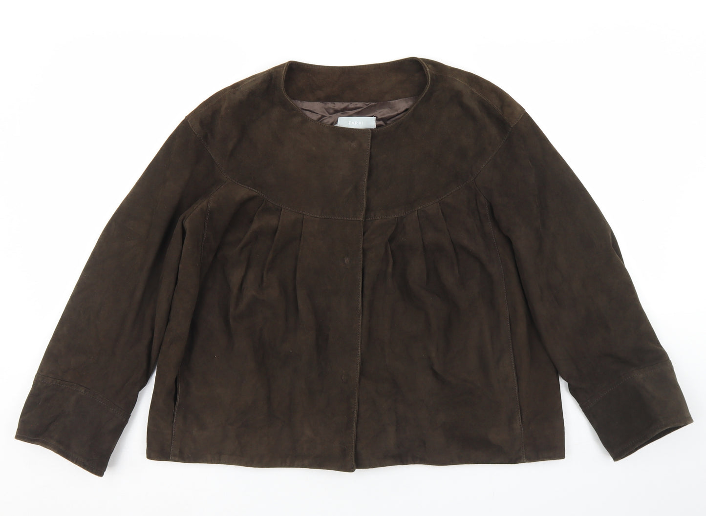 Farhi Womens Brown   Jacket  Size 6  Snap