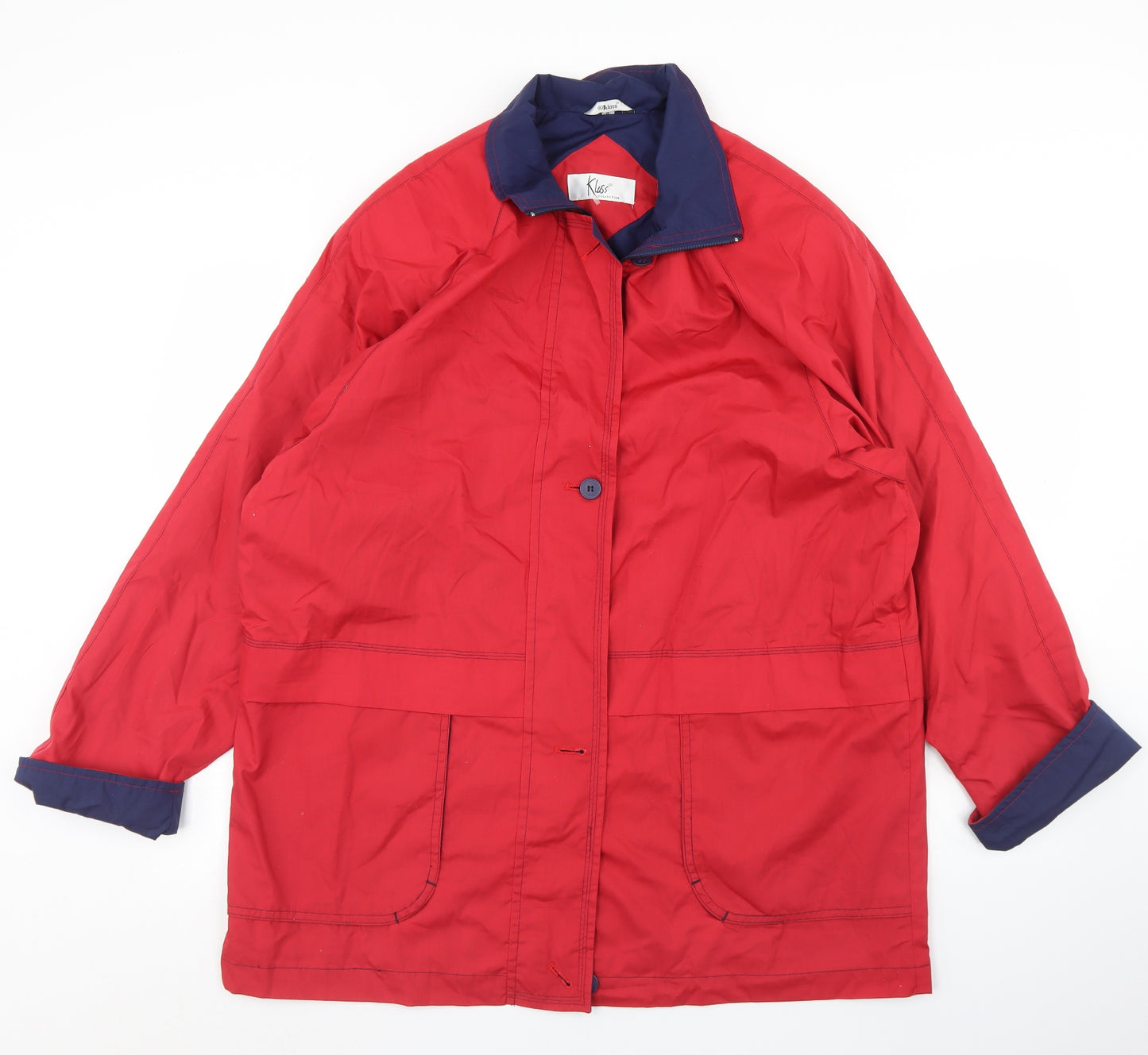 Klass Womens Red   Jacket  Size M  Zip