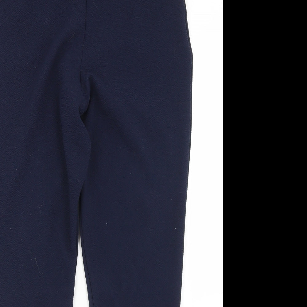 Boohoo Womens Blue  Polyester Dress Pants Trousers Size 12 L26 in Regular