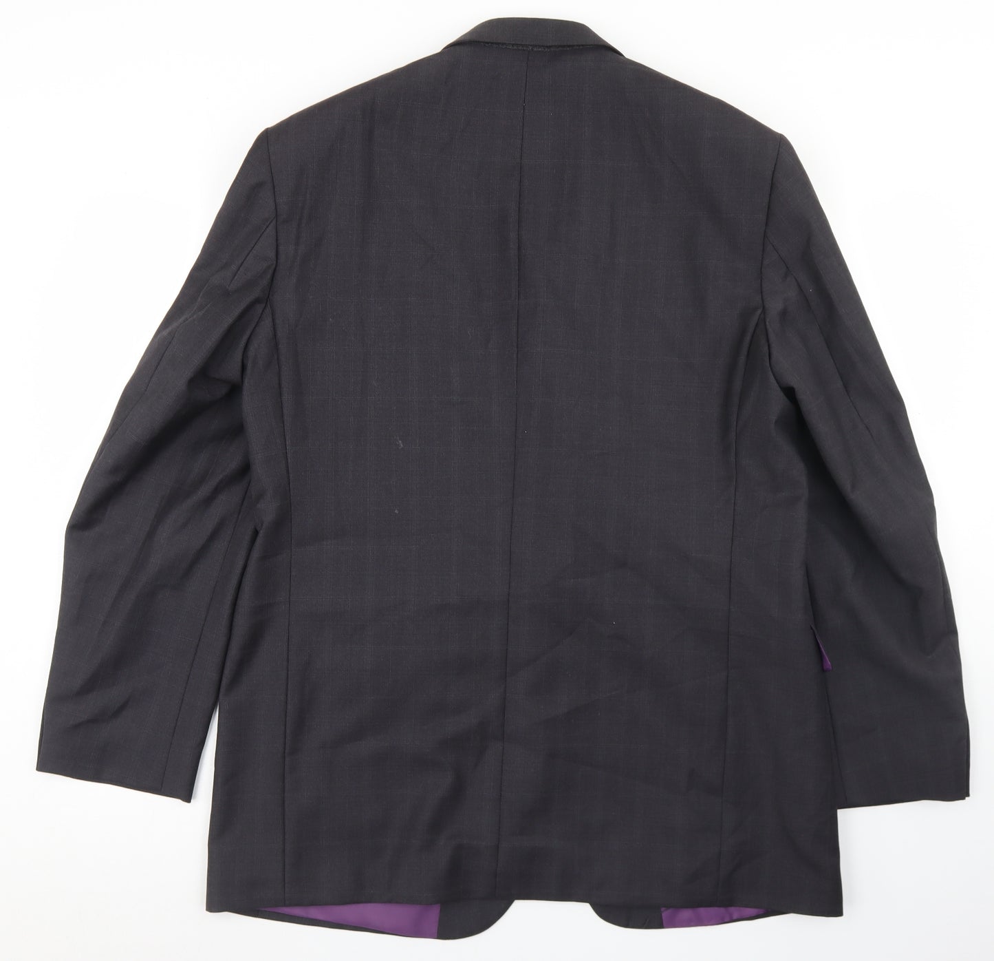 Impressions Mens Black  Wool Jacket Blazer Size 42