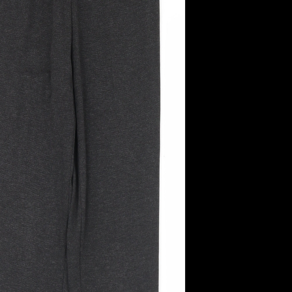 Marks and Spencer Womens Grey  Viscose Dress Pants Trousers Size 10 L28 in Regular