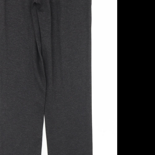 Marks and Spencer Womens Grey  Viscose Dress Pants Trousers Size 10 L28 in Regular