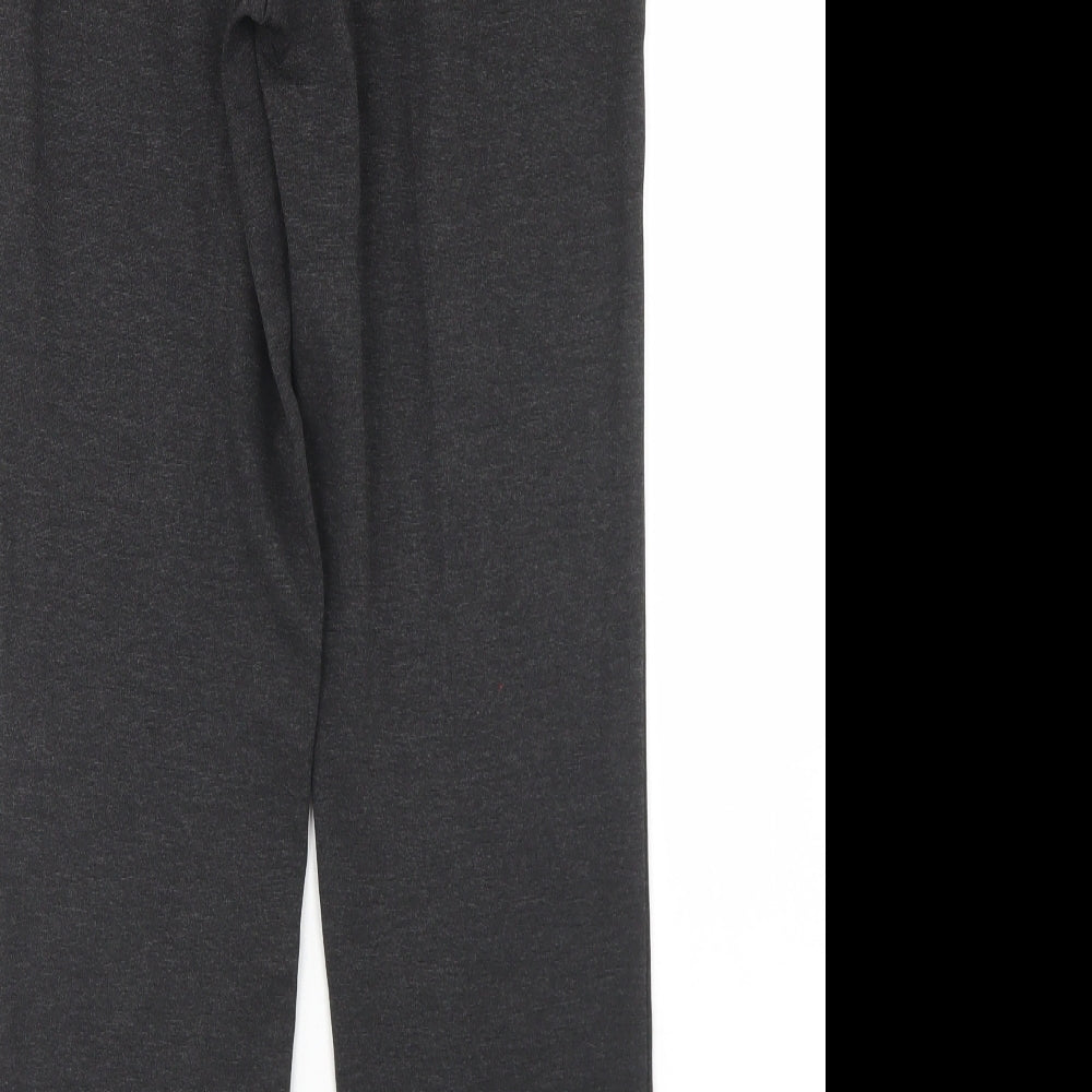 Marks and Spencer Womens Grey  Viscose Dress Pants Trousers Size 10 L28 in Regular