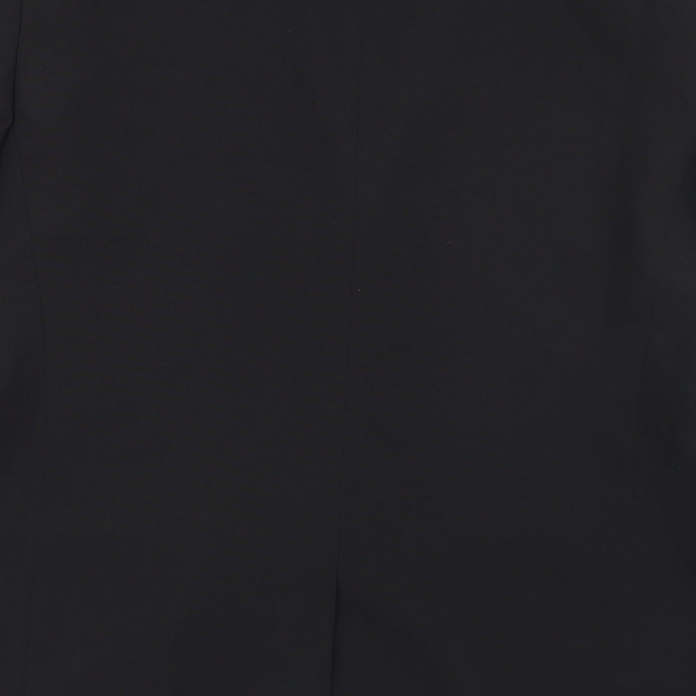 Taylor & Wright Mens Black  Polyester Jacket Blazer Size 44   - Tailored Fit