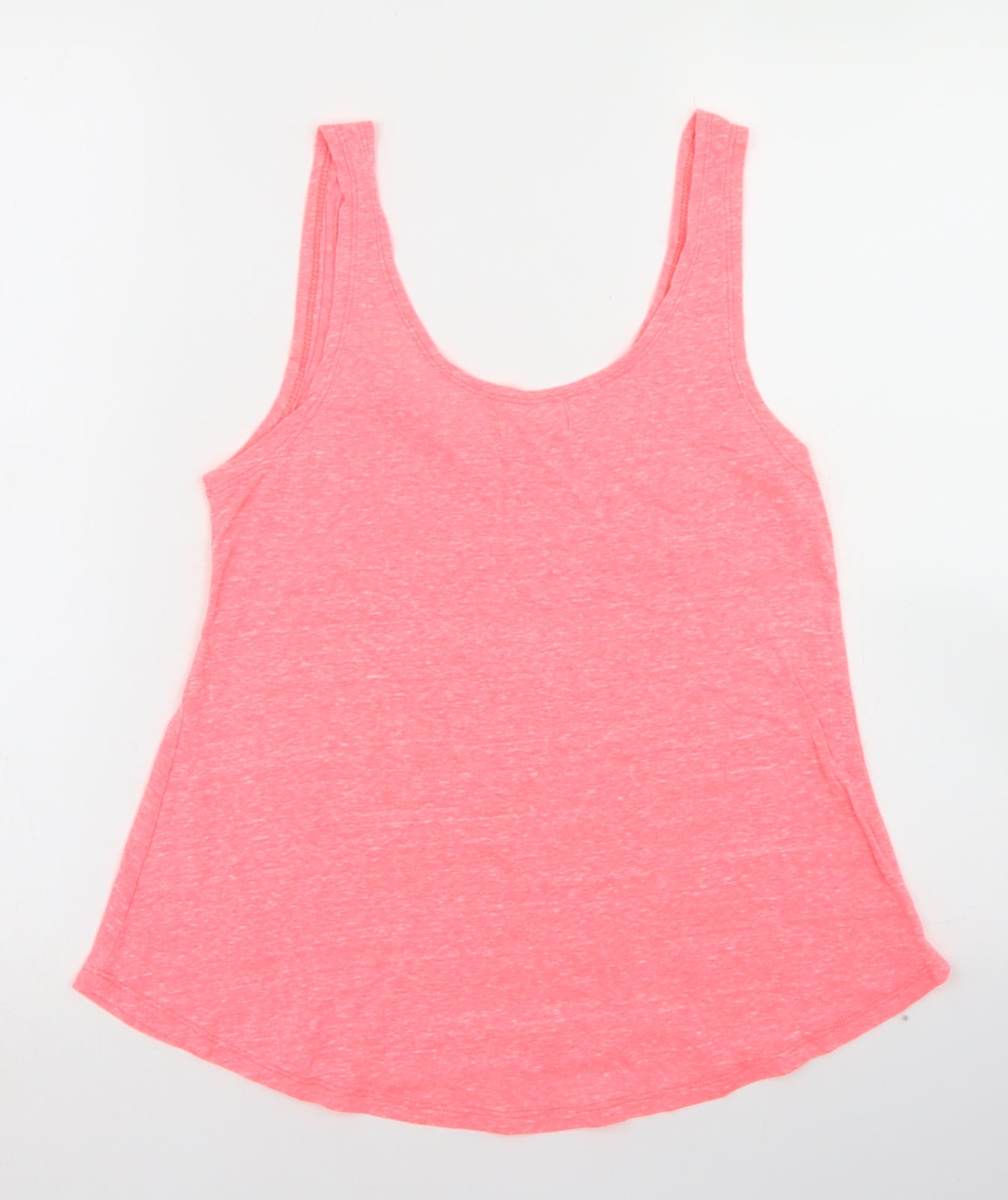 Ardene Womens Pink  Polyester Basic Tank Size S Round Neck