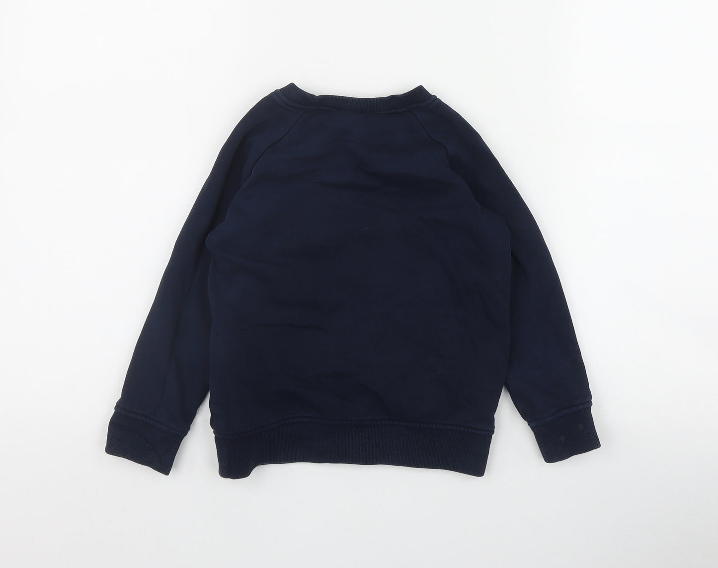 NEXT Boys Blue  Cotton Pullover Sweatshirt Size 4 Years  Pullover