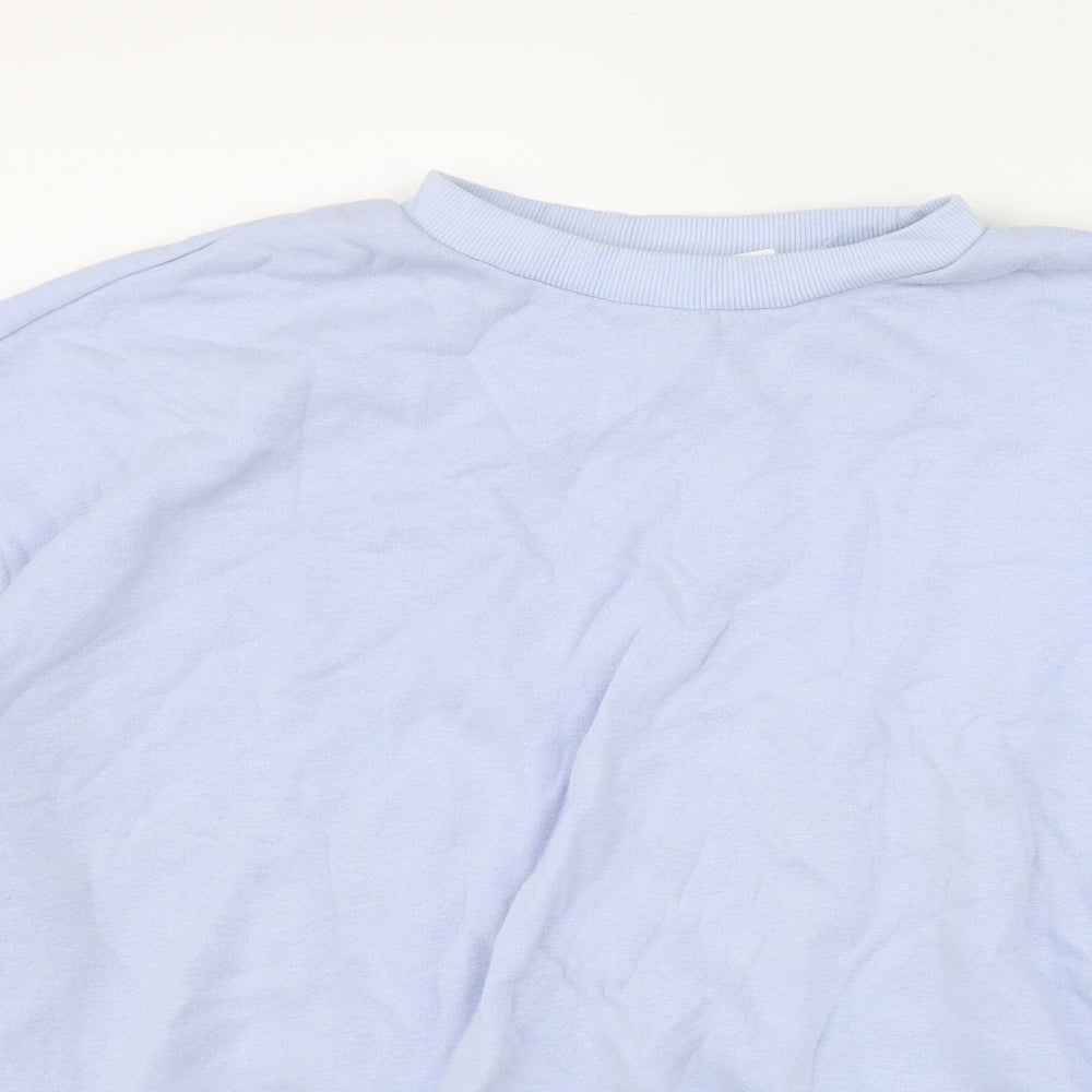 H&M Womens Purple  Cotton Pullover Sweatshirt Size S  Pullover