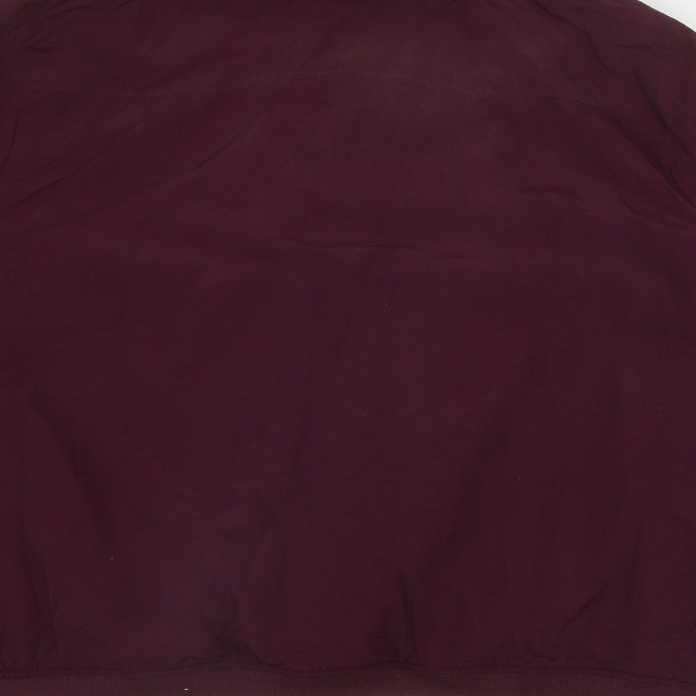 Merc Mens Red   Bomber Jacket Jacket Size 2XL  Zip