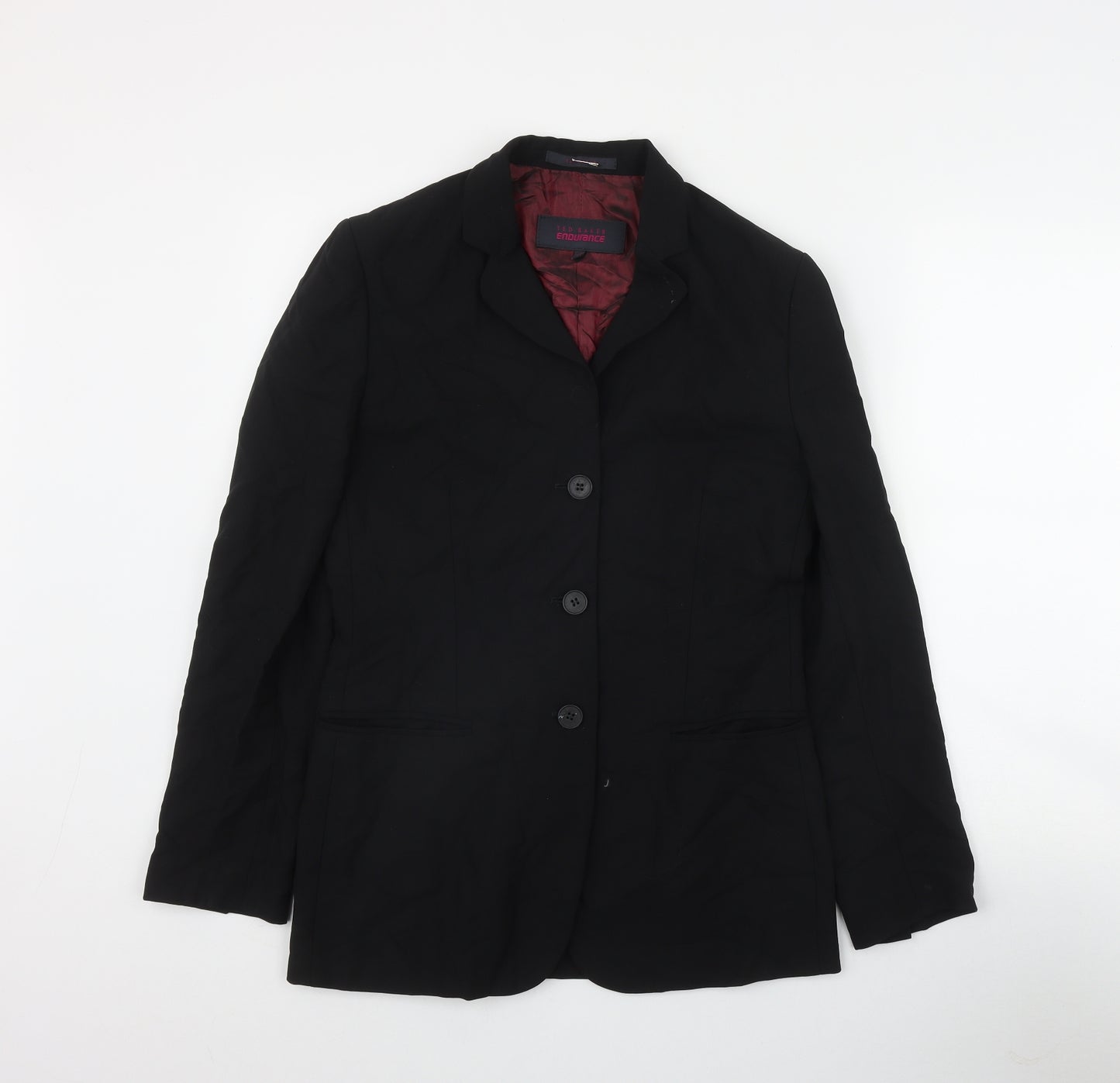 Ted Baker Womens Black   Jacket Blazer Size 10  Button