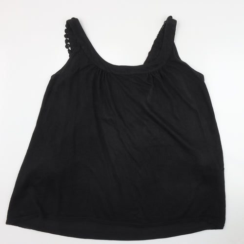 Inspire Womens Black  Acrylic Camisole Tank Size 26 Scoop Neck