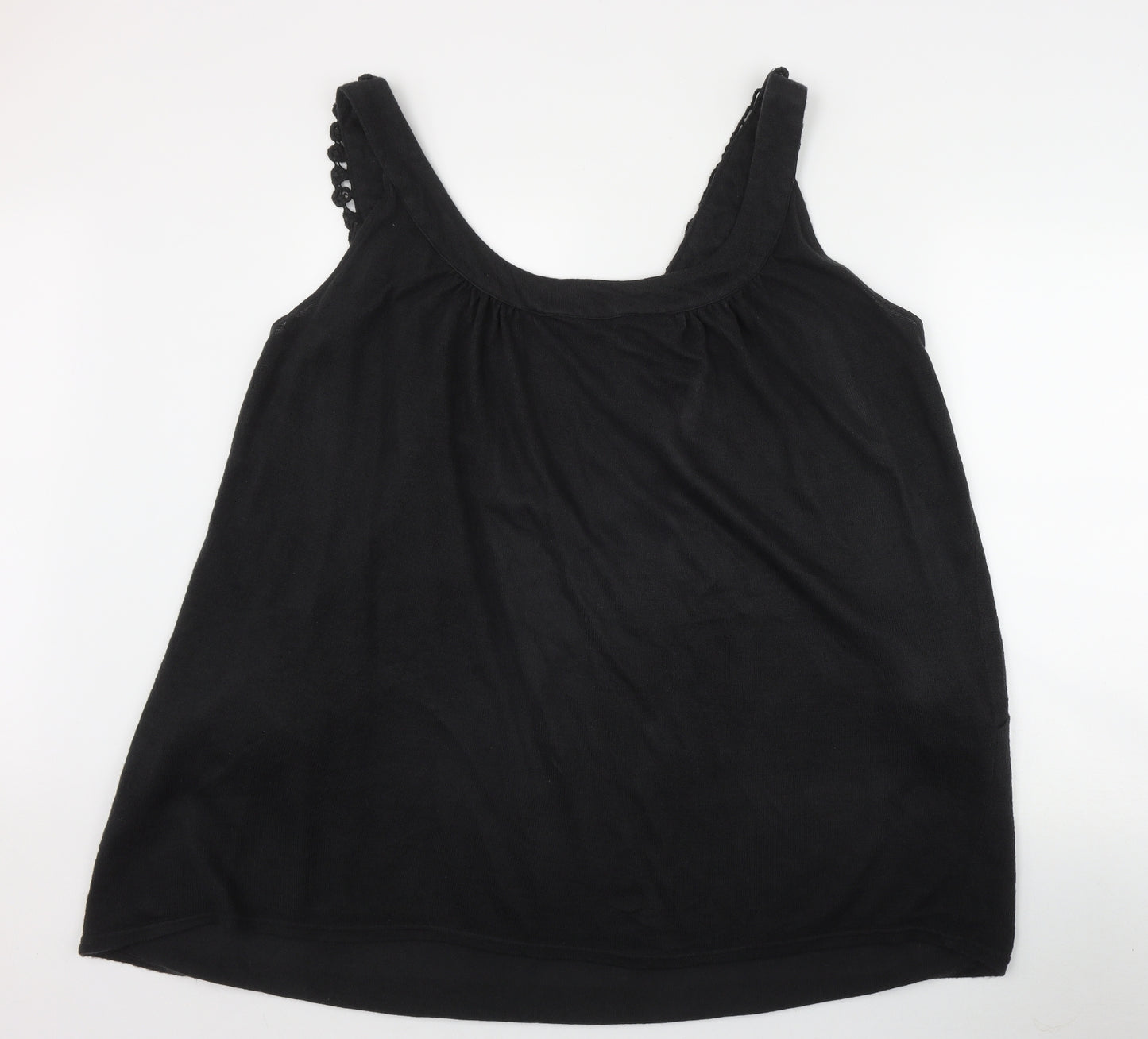 Inspire Womens Black  Acrylic Camisole Tank Size 26 Scoop Neck