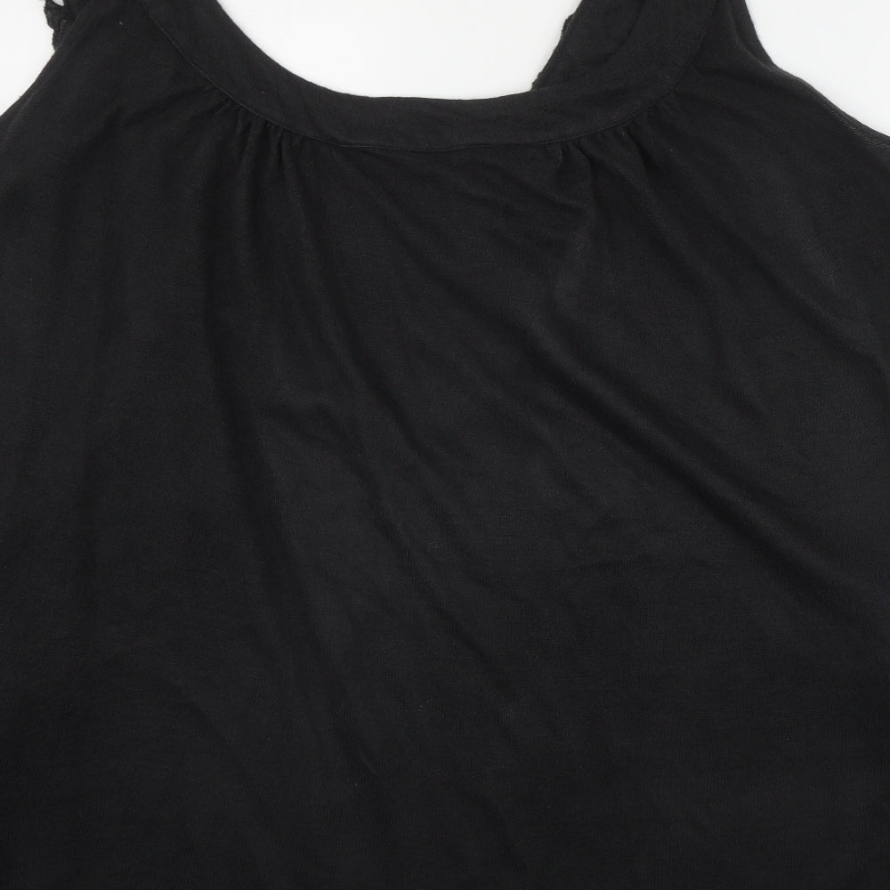 Inspire Womens Black  Acrylic Camisole Tank Size 26 Scoop Neck