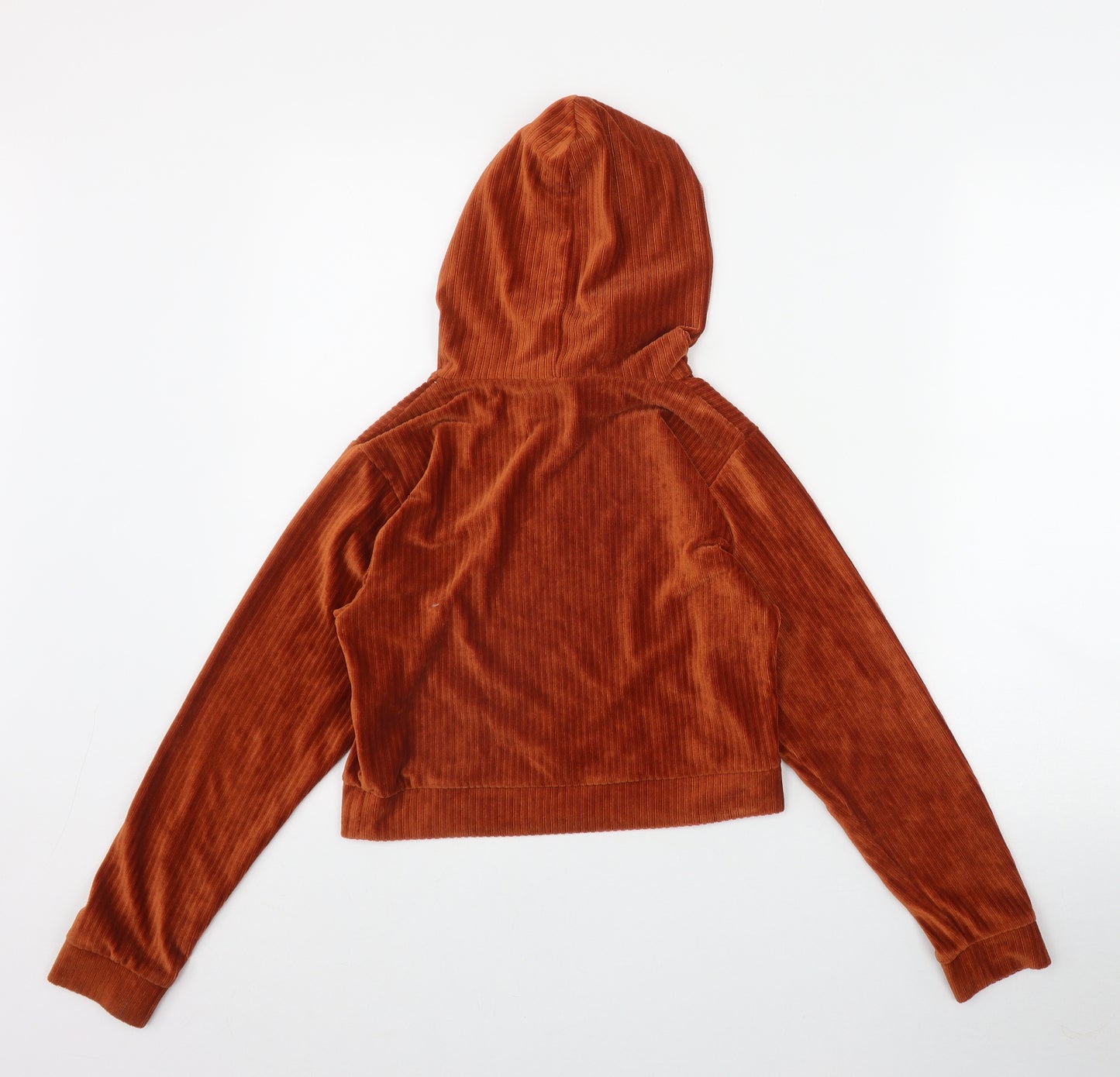 Candy Couture Girls Orange  Polyester Pullover Hoodie Size 11 Years  Pullover