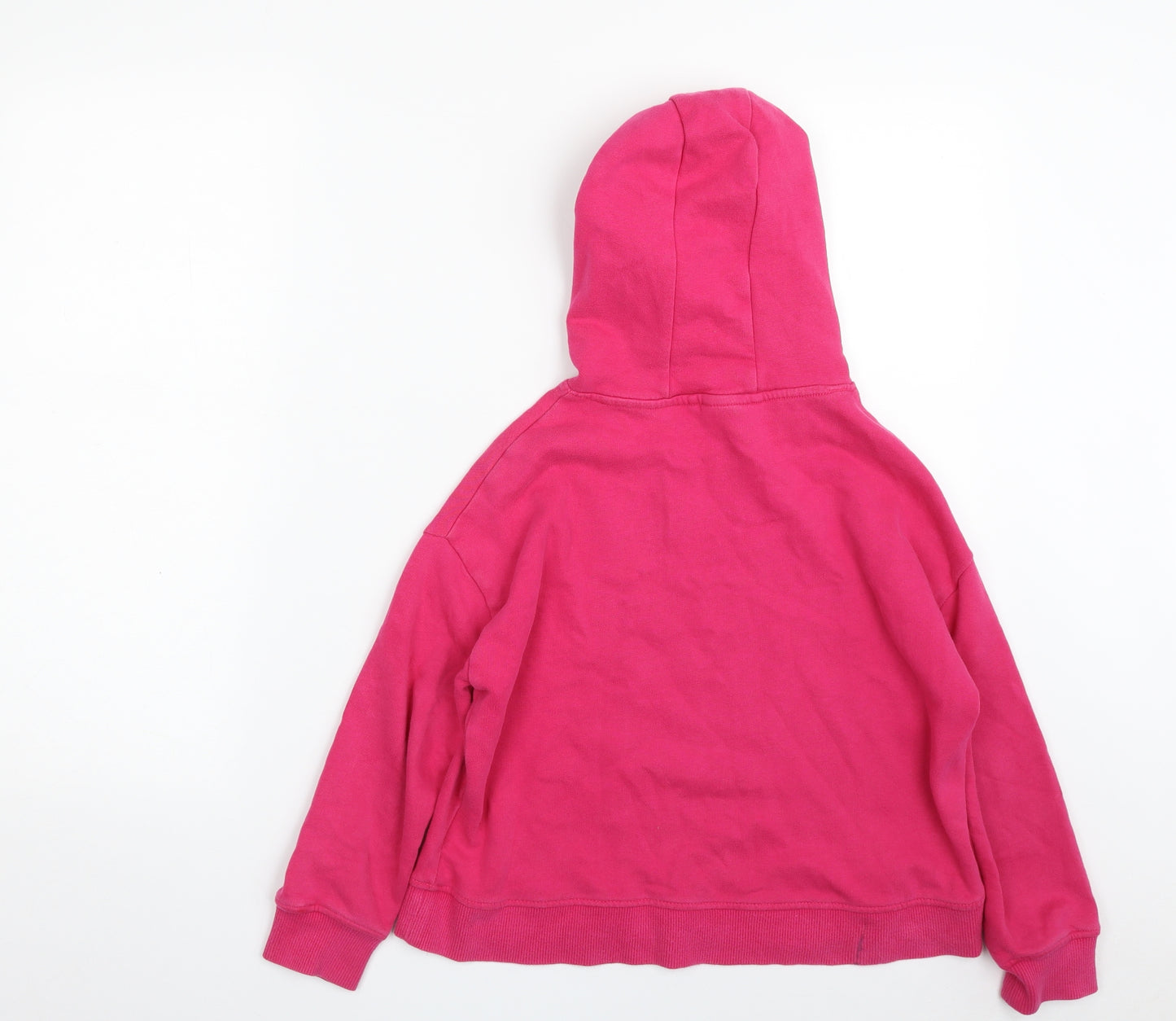 NEXT Girls Pink  Cotton Pullover Hoodie Size 9 Years  Pullover - It's Cool ; Be Kind