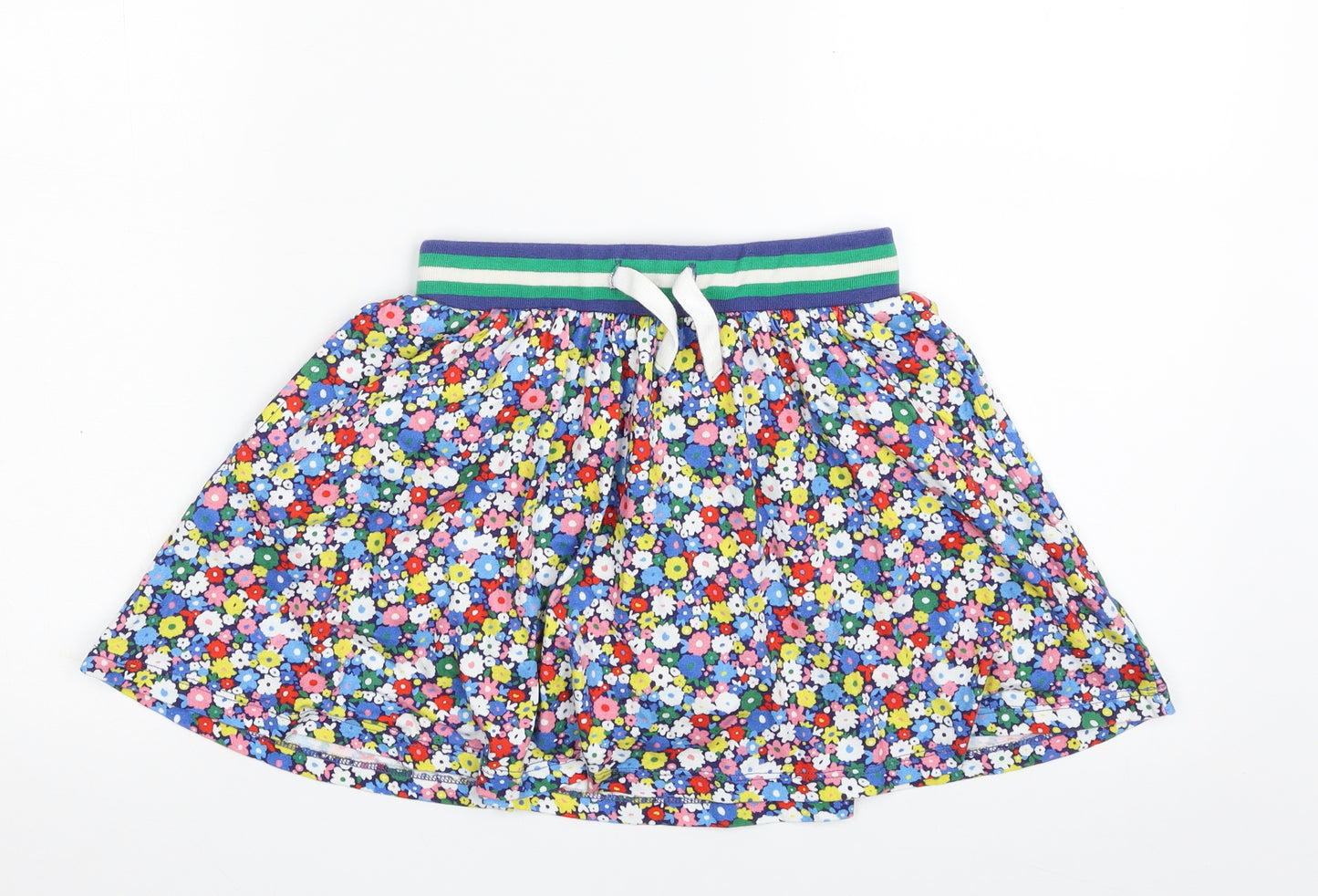 Boden Girls Multicoloured Floral Cotton Mini Skort Size 9-10 Years  Regular