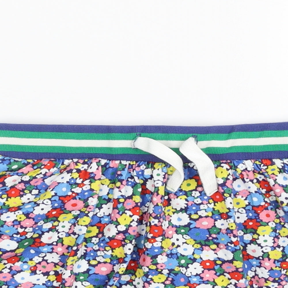 Boden Girls Multicoloured Floral Cotton Mini Skort Size 9-10 Years  Regular