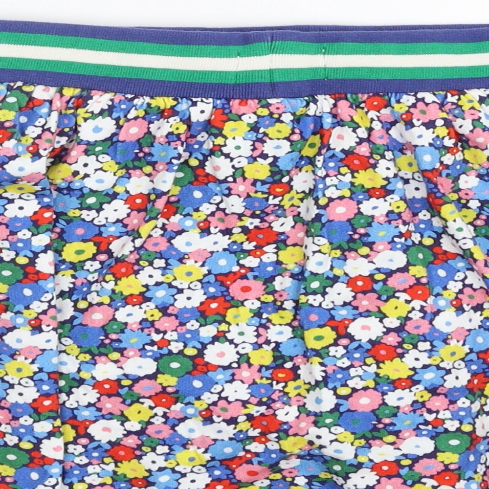 Boden Girls Multicoloured Floral Cotton Mini Skort Size 9-10 Years  Regular