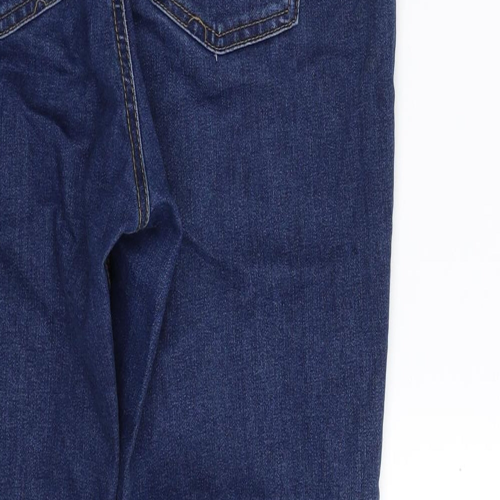 Denim & Co. Womens Blue  Cotton Jegging Jeans Size 16 L30 in Slim Zip