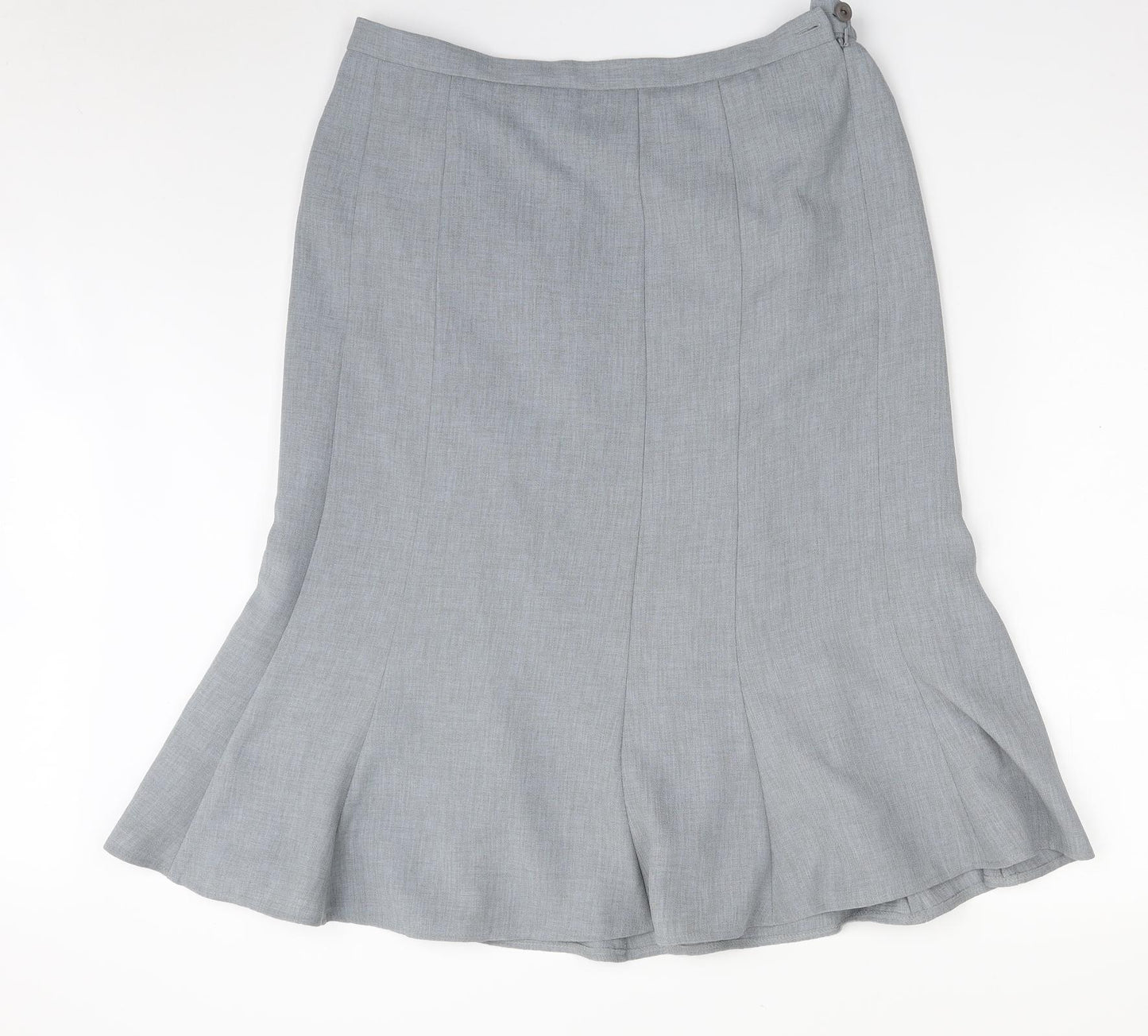 Eastex Womens Blue  Polyester Skater Skirt Size 14   Zip