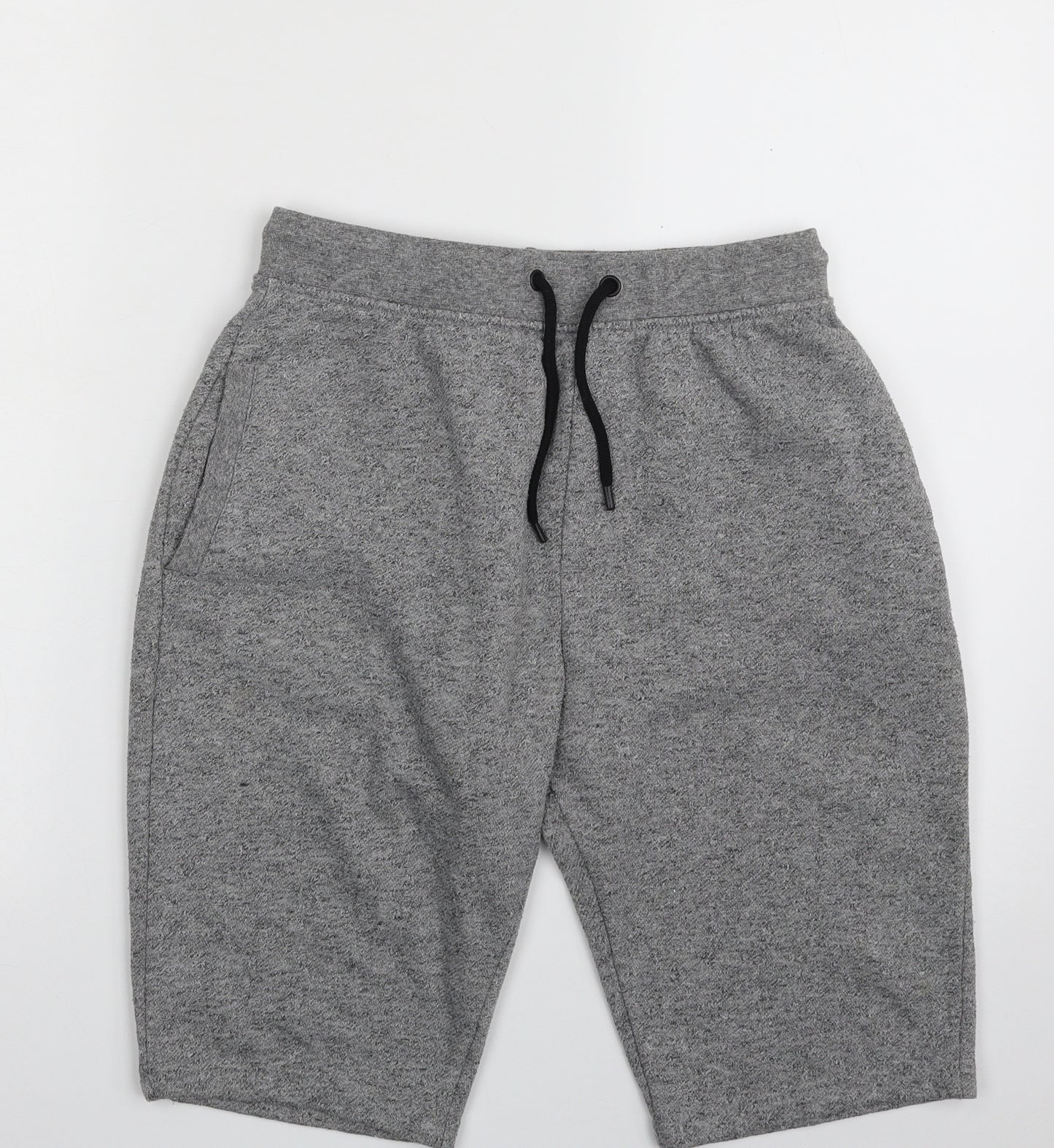 Primark Boys Grey  Polyester Sweat Shorts Size 14-15 Years  Regular