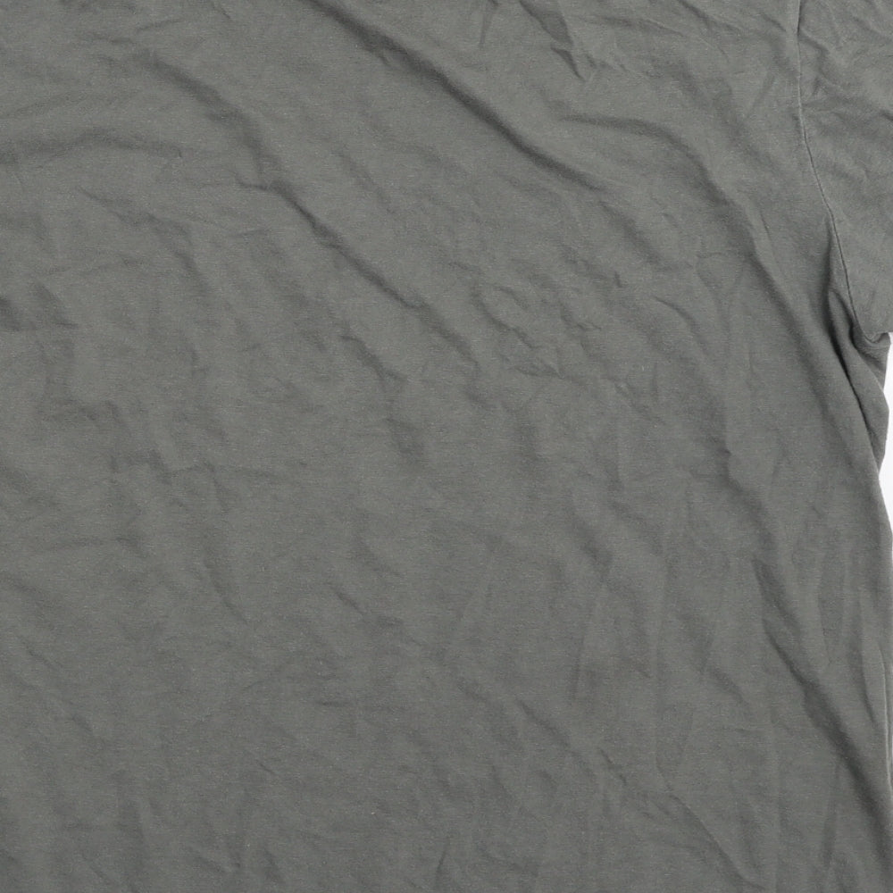 Harry Potter Mens Grey  Cotton  T-Shirt Size M Crew Neck  - Harry Potter