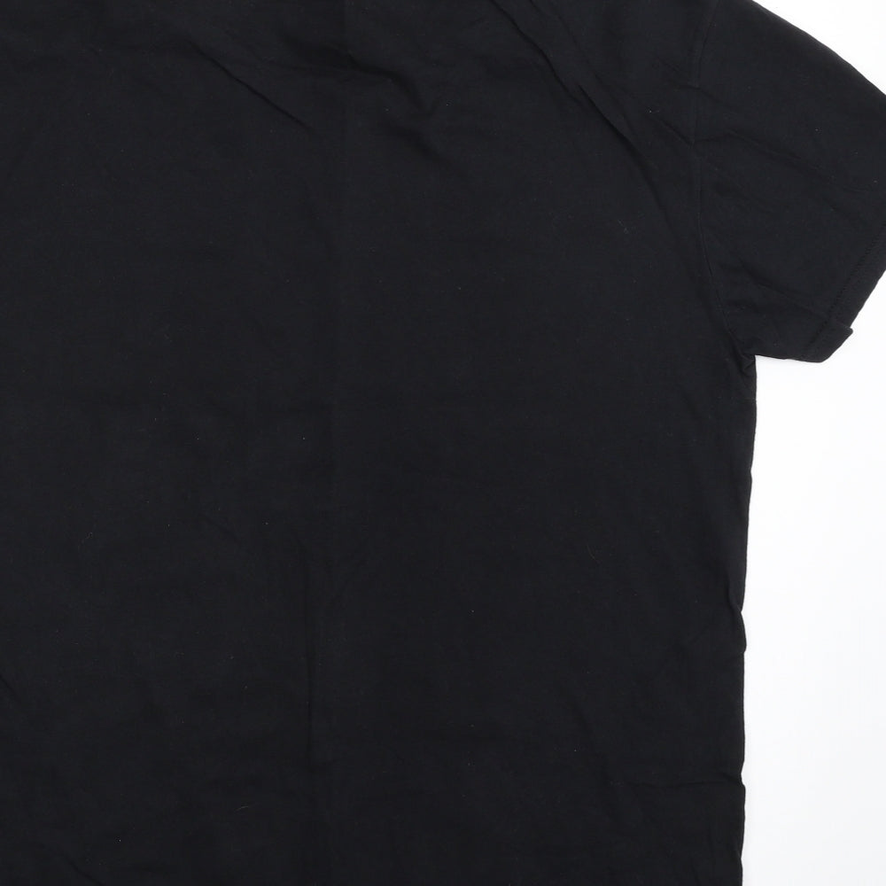 Star Wars Mens Black  Cotton  T-Shirt Size L Crew Neck  - The Mandalorian- Legendary Child