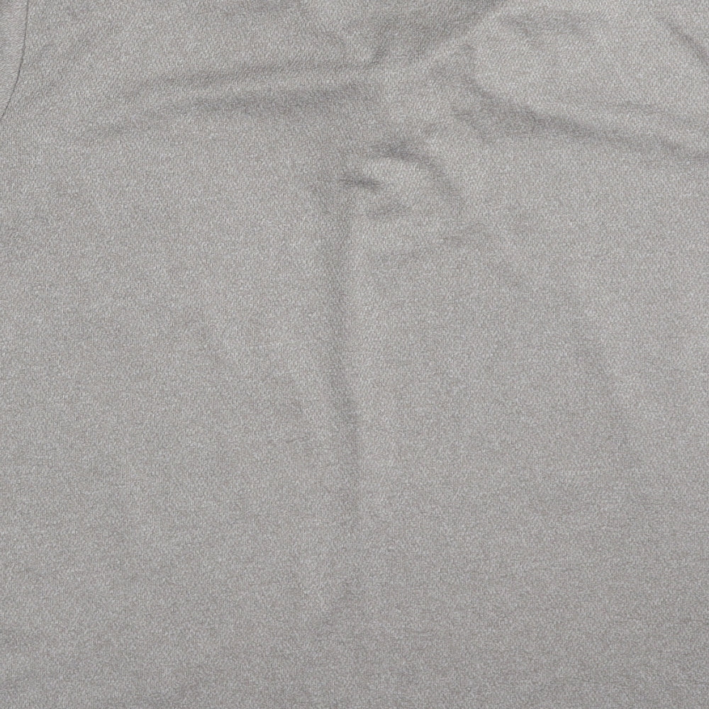 Regatta Womens Grey  100% Polyester Pullover Polo Size 20 Collared Button