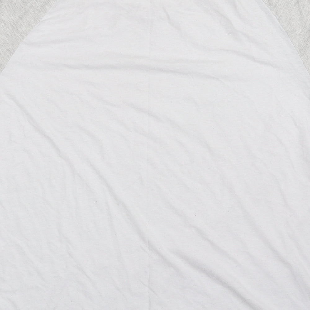 TOG 24 Womens White  Cotton Basic T-Shirt Size 18 Crew Neck