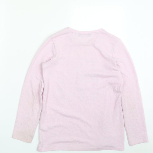George Girls Pink Crew Neck  Viscose Pullover Jumper Size 10-11 Years  Pullover - Yay For Today