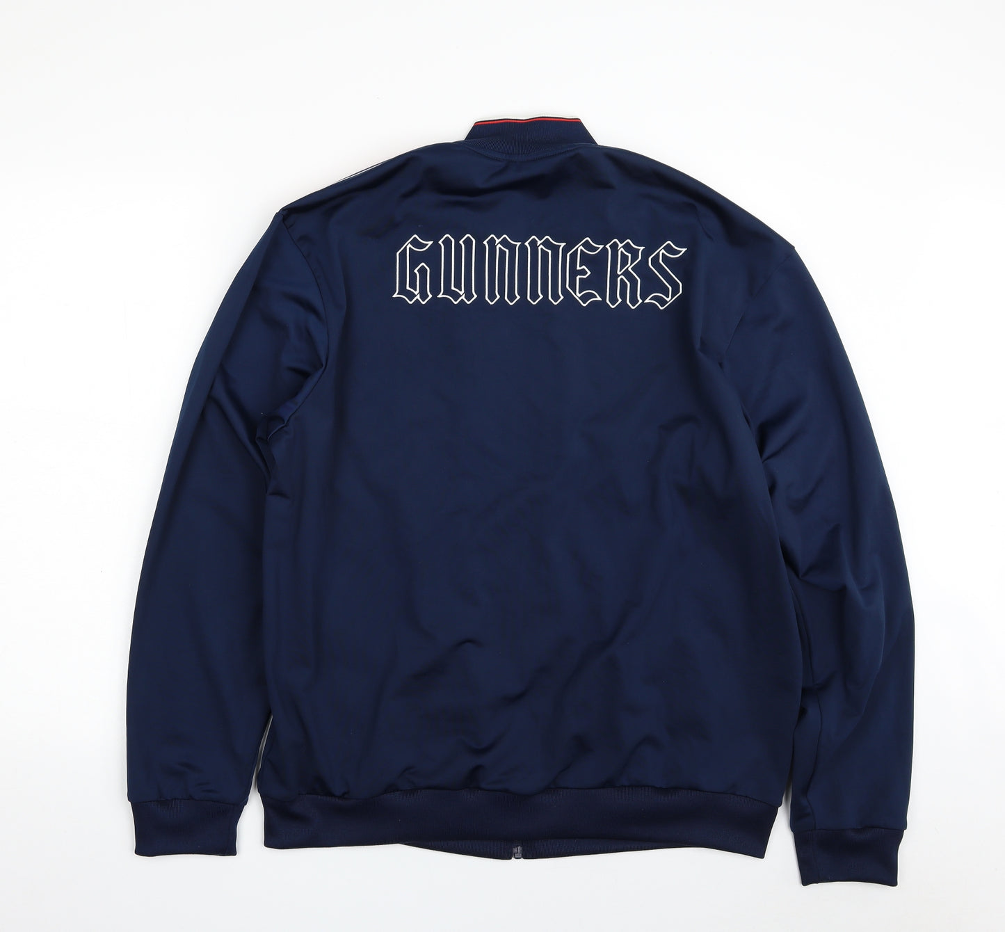adidas Mens Blue  Polyester Full Zip Sweatshirt Size L   - Arsenal FC