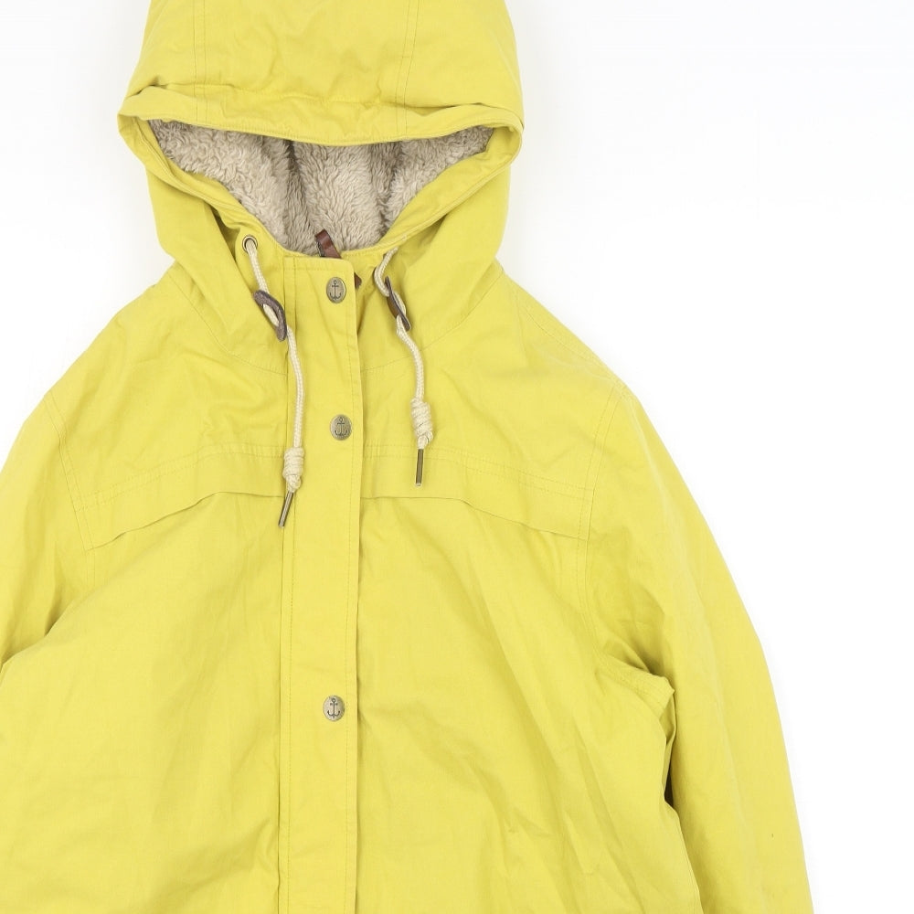 Seasalt Womens Green   Parka Coat Size 14