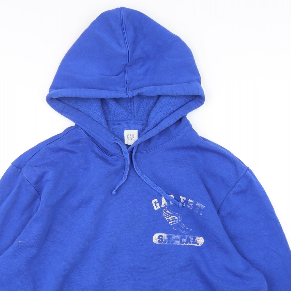 Gap Mens Blue  Cotton Pullover Hoodie Size XL