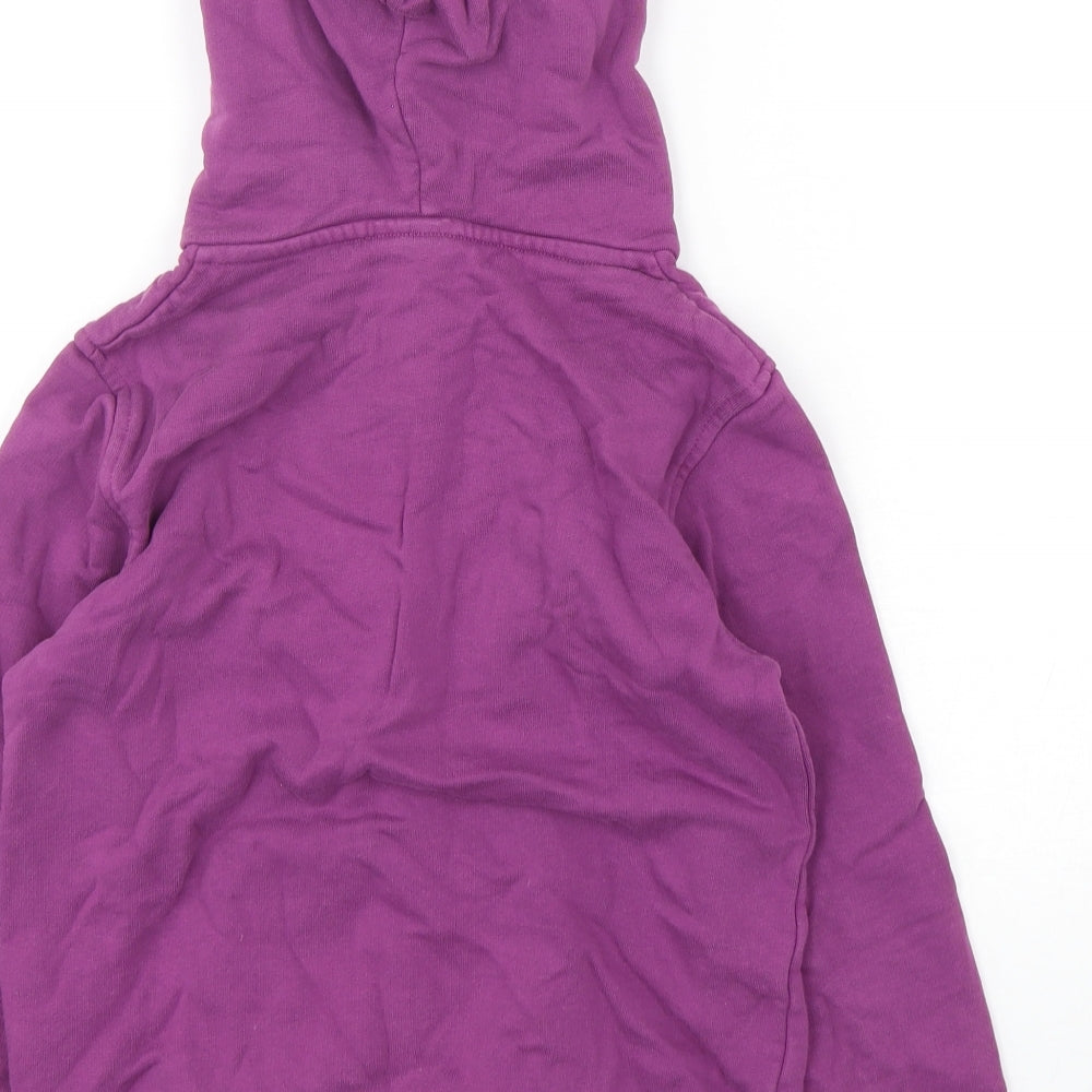 The North Face Girls Purple  Cotton Pullover Hoodie Size M  Pullover