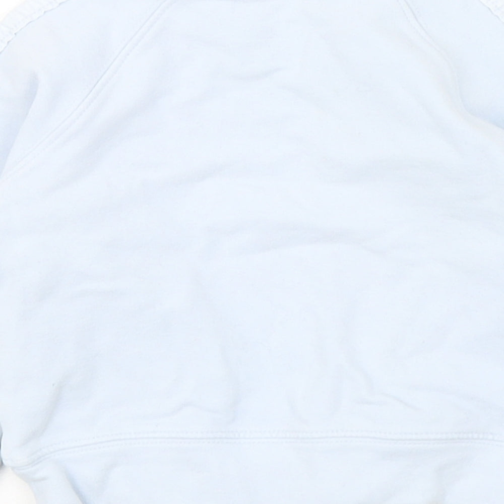 Preworn Girls Blue  Cotton Pullover Sweatshirt Size 2 Years  Pullover