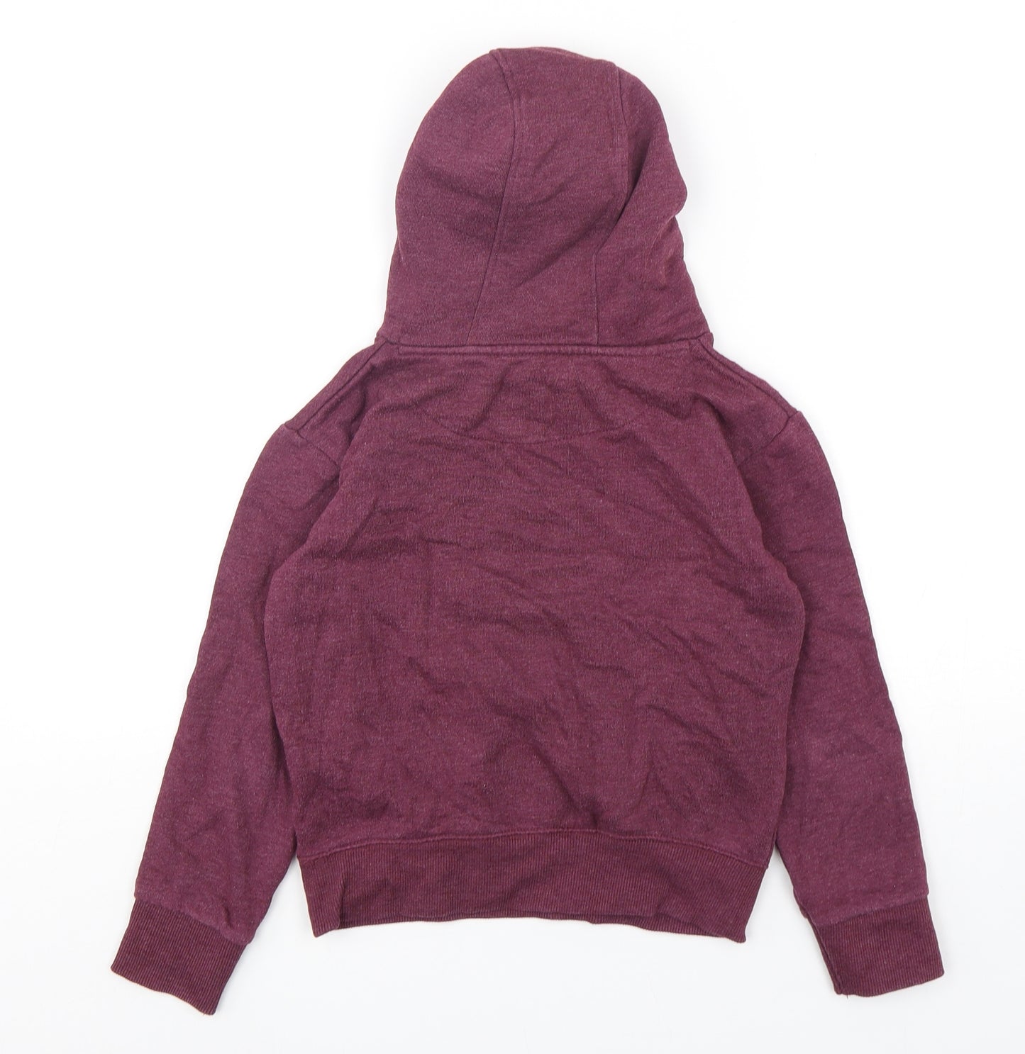 SoulCal&Co Boys Purple  Cotton Pullover Hoodie Size 9-10 Years