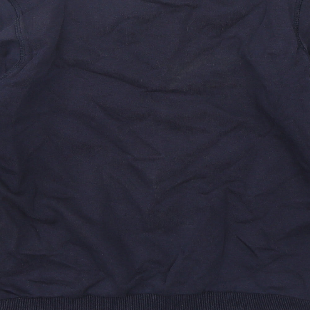 F&F Boys Blue  Cotton Pullover Sweatshirt Size 9-10 Years  Pullover